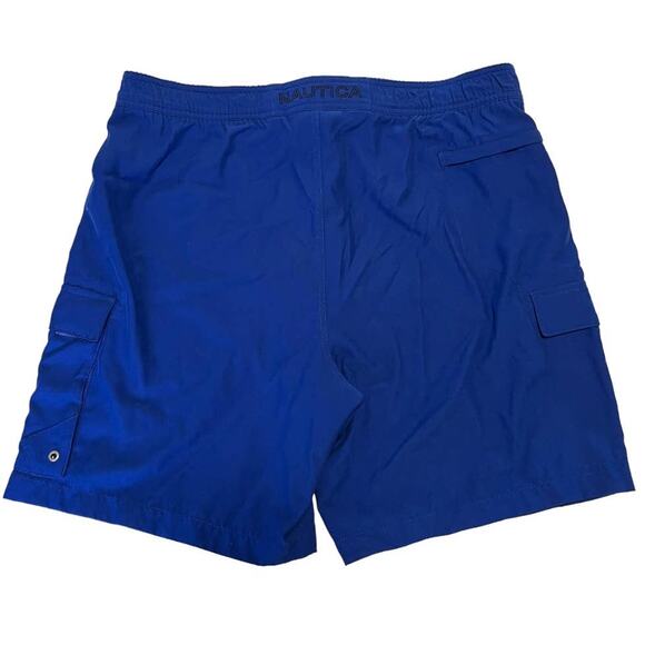 Nautica, Royal Blue, Swim Board Shorts, Men's XL Swimsuit - Picture 8 of 10